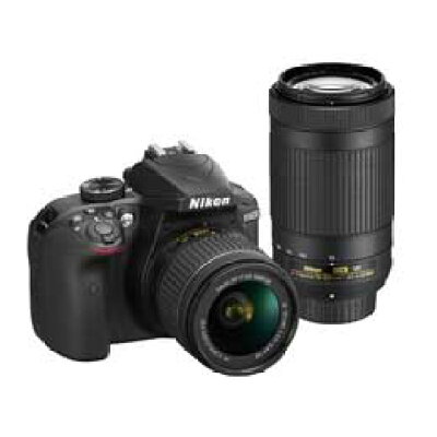 【楽天市場】ニコン Nikon DXフォーマットデジタル一眼レフカメラ D3400 ダブルズームキット BLACK | 価格比較 - 商品価格ナビ